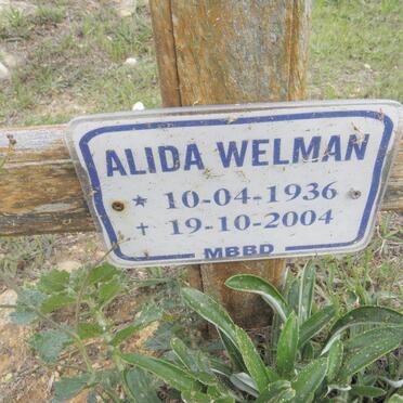 WELMAN Alida 1936-2004