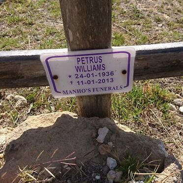 WILLIAMS Petrus 1936-2013