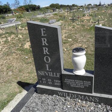 WILDEMANS Errol Neville 1954-2007