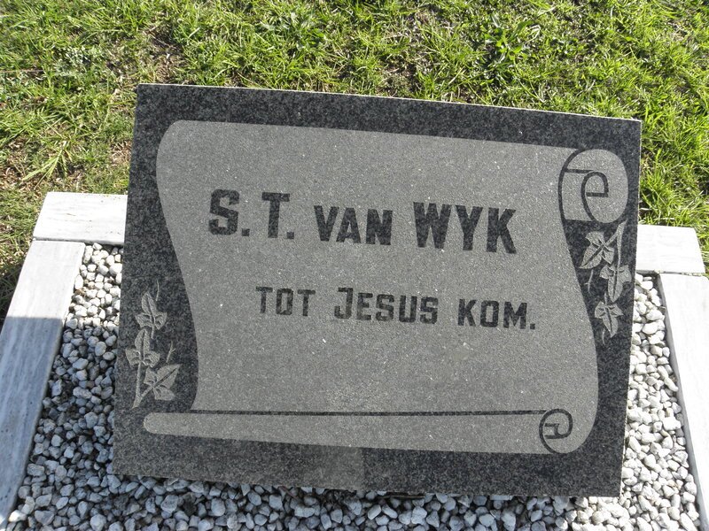 WYK S.T., van