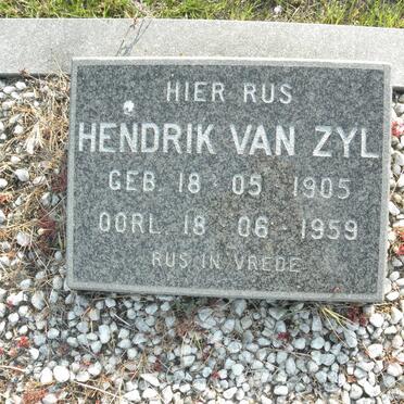ZYL Hendrik, van 1905-1959