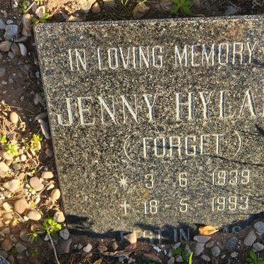 HYLAND Jenny nee FORGET 1939-1993