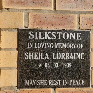 SILKSTONE Sheila Lorraine 1939-