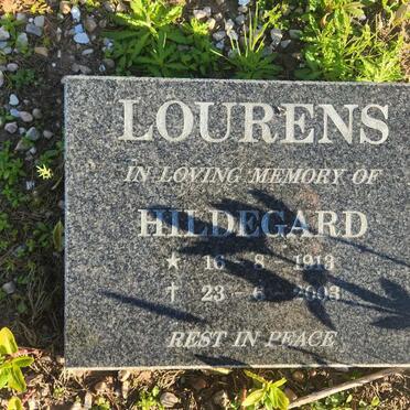 LOURENS Hildegard 1913-2003