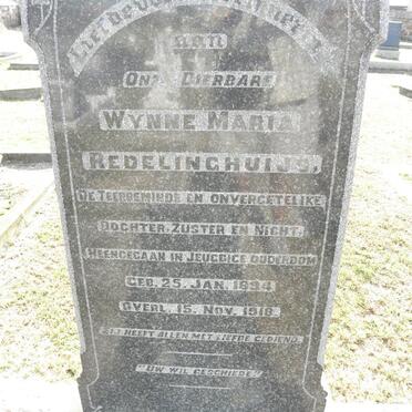 REDELINGHUYS Wynne Maria 1894-1918