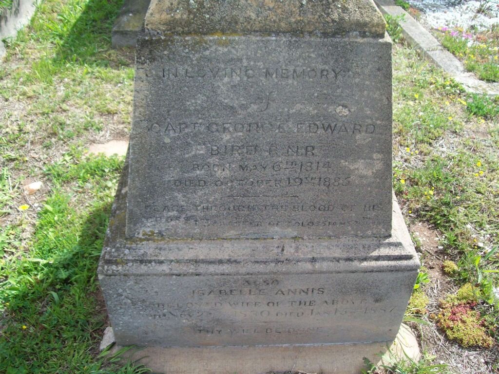 BIRD George Edward 1814-1886 &amp; Isabelle ANNIS 1830-1887