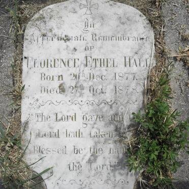 HALL Florence Ethel 1877-1878
