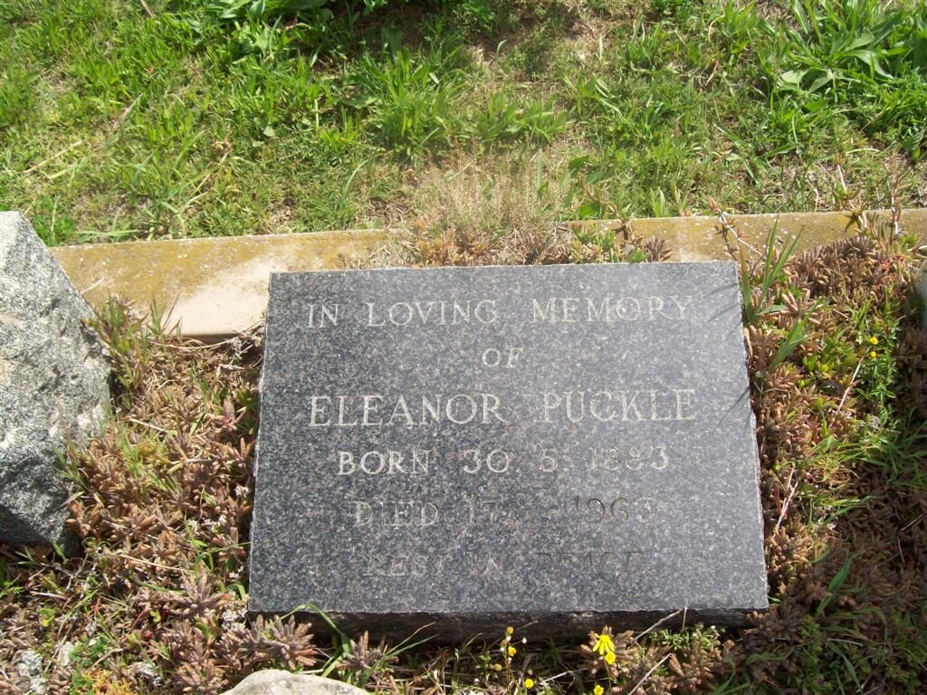 PUCKLE Eleanor 1883-1963