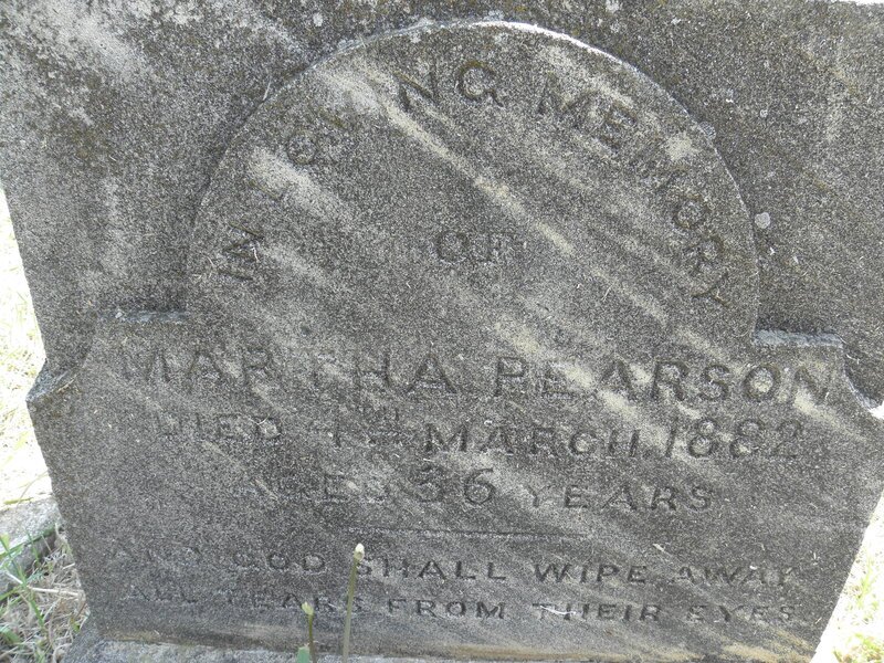 PEARSON Martha -1882