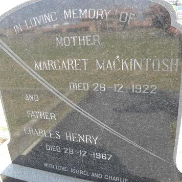 TEULON Charles Henry -1967 &amp; Margaret Mackintosh -1922