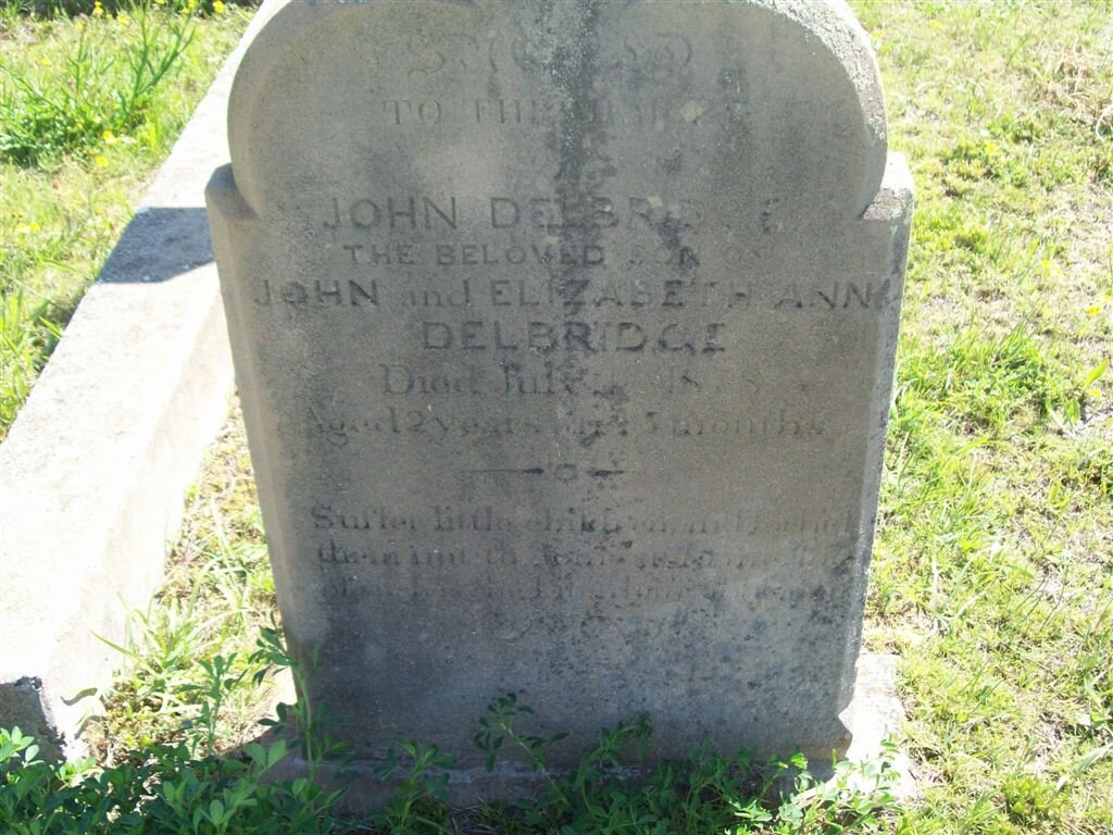 DELBRIDGE John -1878