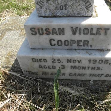 COOPER Susan Violet -1906
