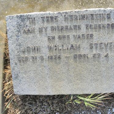 STEVENS John William 1888-1936