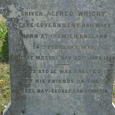 WRIGHT Alfred 1876-1906