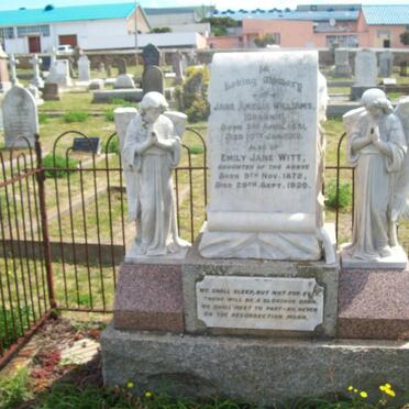WILLIAMS Jane Amelia 1851-1919 :: WITT Emily Jane 1872-1920