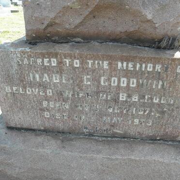 GOODWIN Mabel C 1871-1923