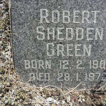 GREEN Robert Shedden 1900-1976