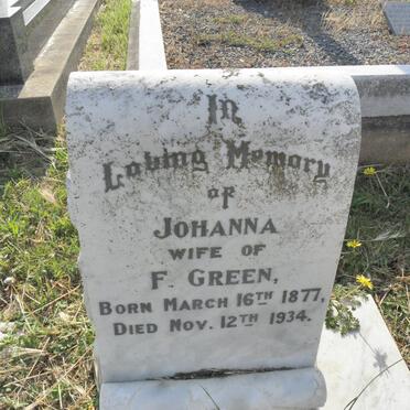 GREEN Johanna 1877-1934