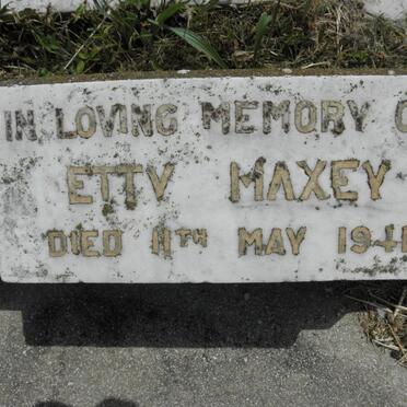MAXEY Etty -1941