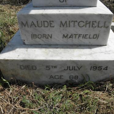 MITCHELL Maude nee MATFIELD -1954