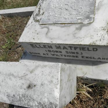 MATFIELD Ellen nee SIMS - 1917