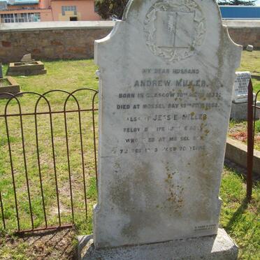 MILLER Andrew 1833-1892 &amp; Jessie -1903