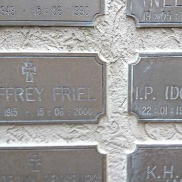 FRIEL Geoffrey 1915-2000 :: WAIT I.P. 1913-1995