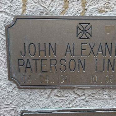 LINDSAY John Alexander Paterson 1941-2006