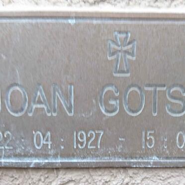 GOTSELL Joan 1927-1998