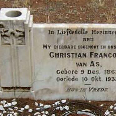 AS Christian Francois, van 1863-1933