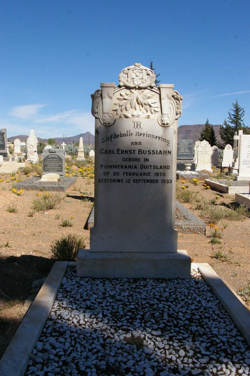 BUSSIAHN Carl Ernst 1870-1933