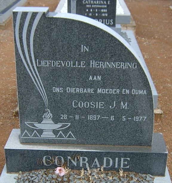 CONRADIE J.M. 1897-1977
