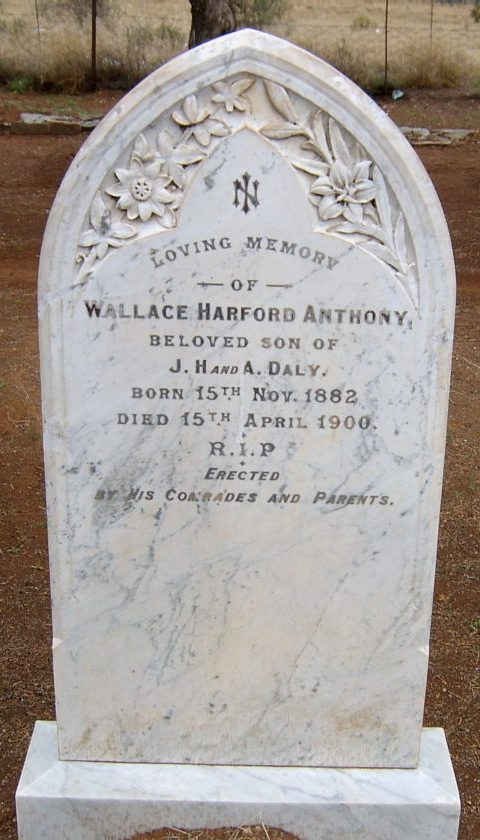 DALY Wallace Harford Anthony 1882-1900