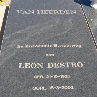 HEERDEN Leon Destro, van 1926-2002 &amp; Rosa Giliomee NEETHLING 1927-