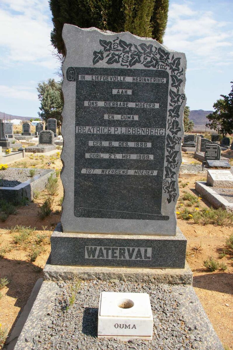 LIEBENBERG Beatrice P. 1886-1969