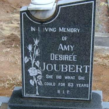 JOUBERT Amy Desiree  