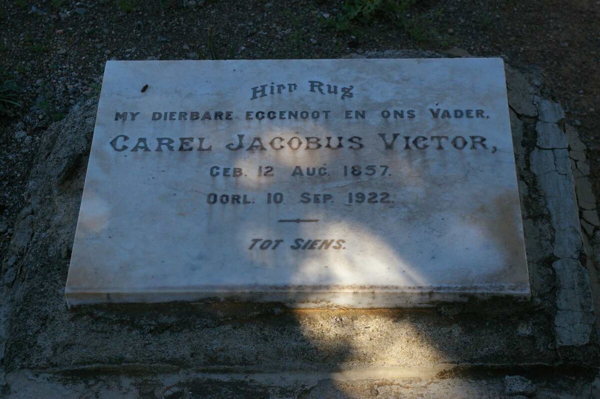 VICTOR Carel Jacobus 1857-1922