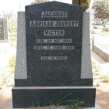 VICTOR Jacobus Adriaan Joubert 1884-1960