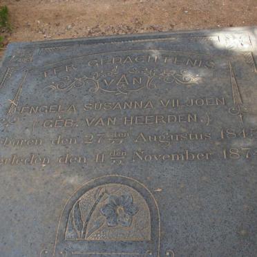 VILJOEN Engela Susanna nee VAN HEERDEN 1845-1874