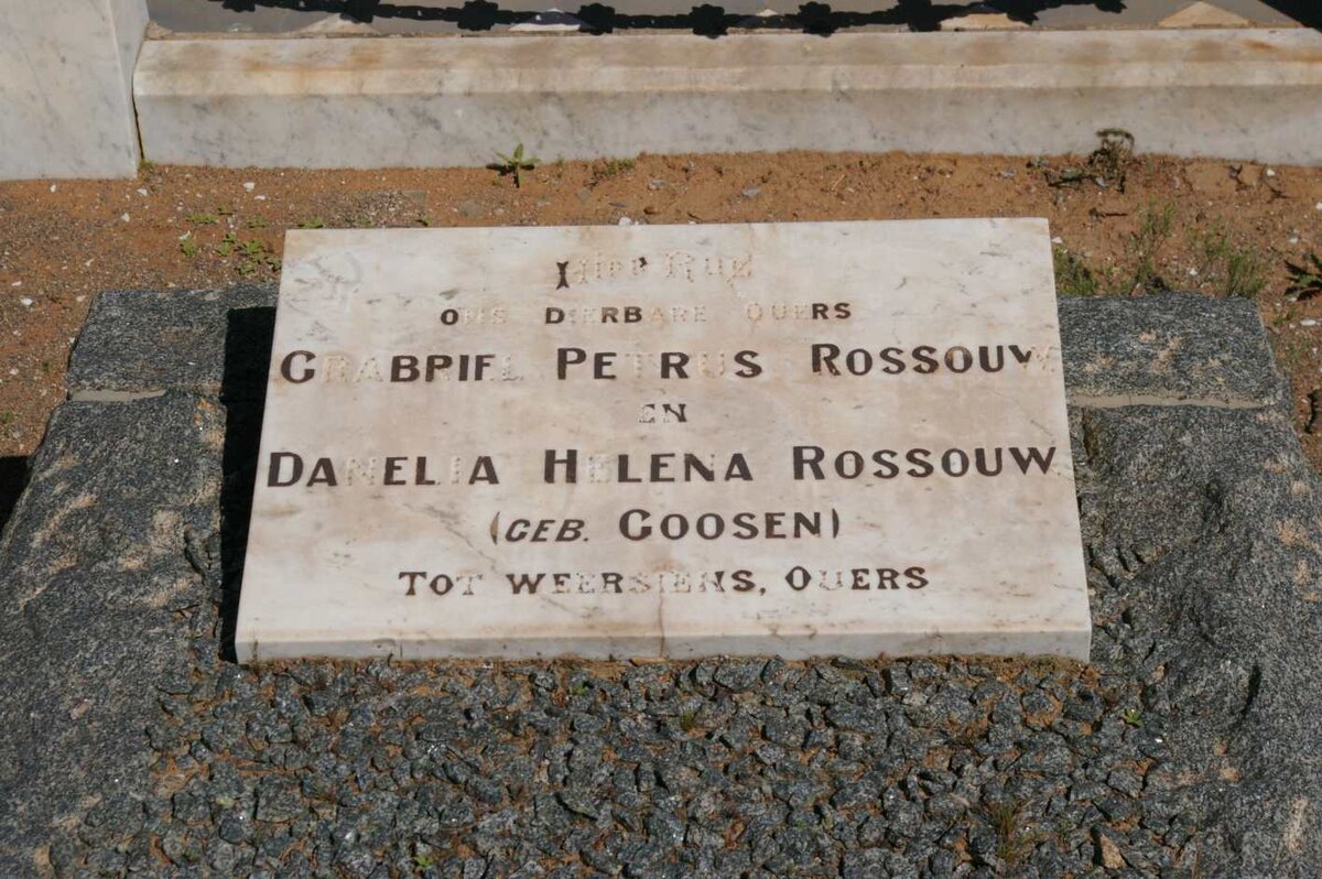 ROSSOUW Gabriel Petrus &amp; Danelia Helena GOOSEN