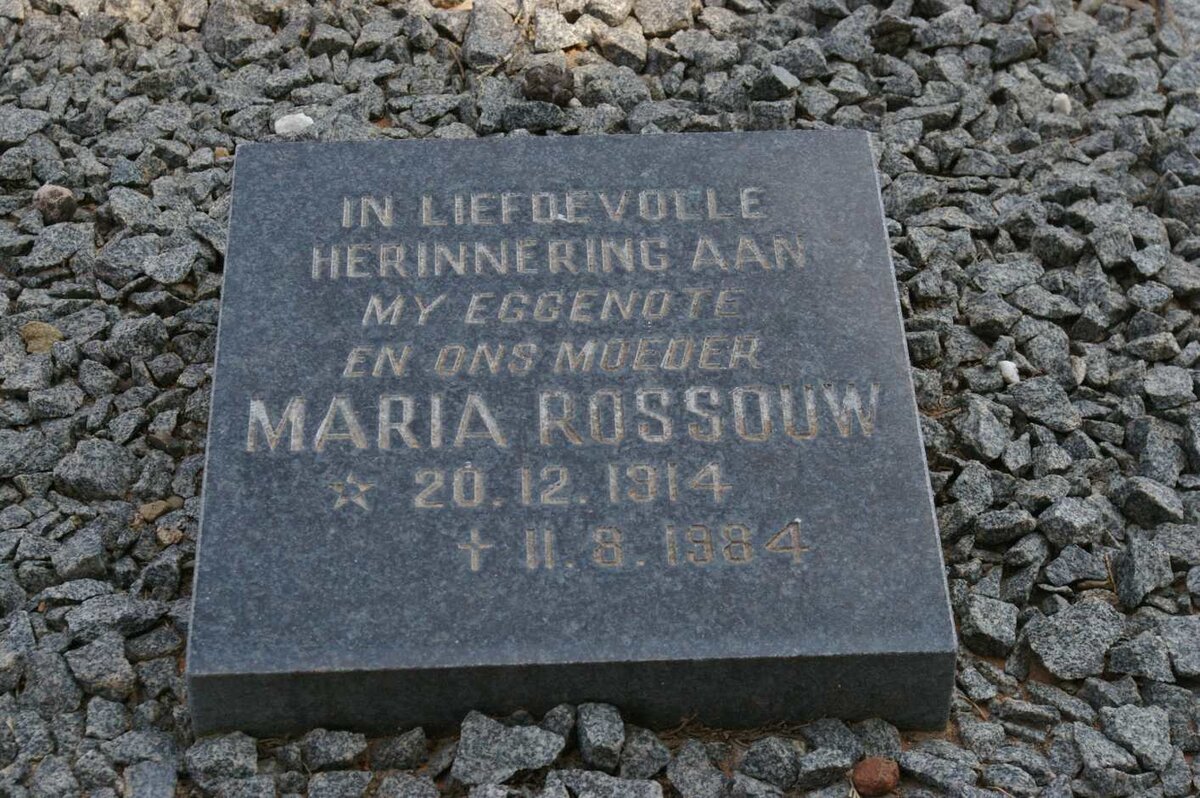 ROSSOUW Maria 1914-1984