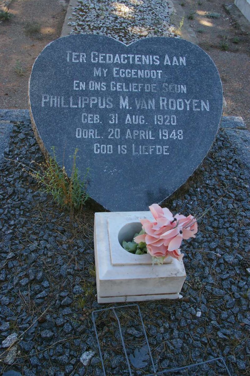 ROOYEN Phillippus M., van 1920-1948