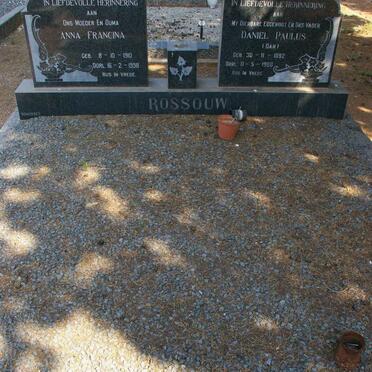 ROSSOUW Daniel Paulus 1892-1968 &amp; Anna Francina 1910-1998
