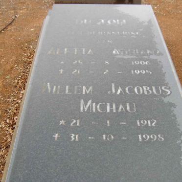 TOIT Willem Jacobus Michau, du 1912-1998 &amp; Aletta Adriana 1906-1995
