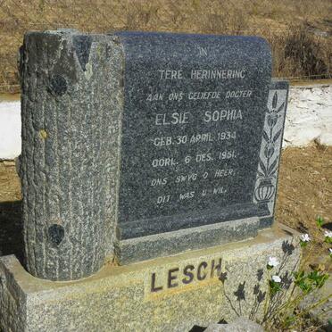 LESCH Elsie Sophia 1934-1951