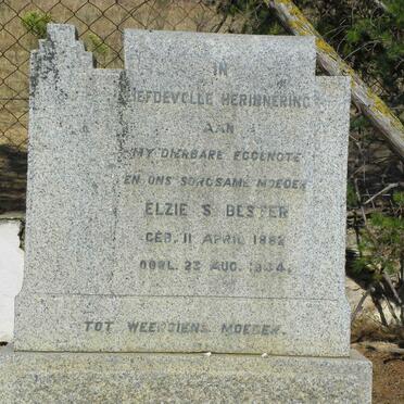 BESTER Elzie S. 1882-1944