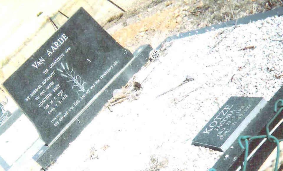 AARDE Joachim Smit, van 19?2-1976 :: KOTZE Jacoba 1908-2000