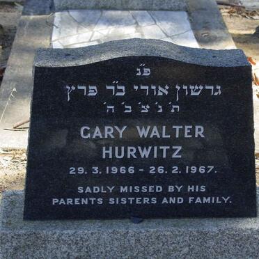 HURWITZ Gary Walter 1966-1967
