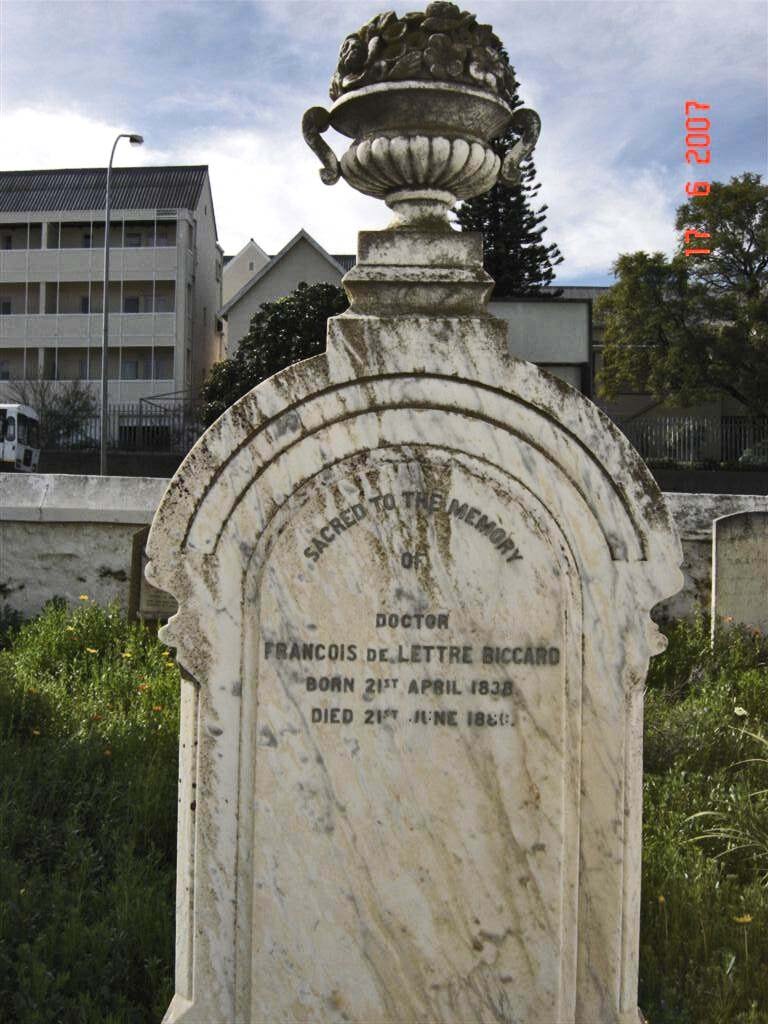 BICCARD Francois de Lettre 1838-18[80?]