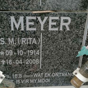 MEYER S.M. 1914-2008
